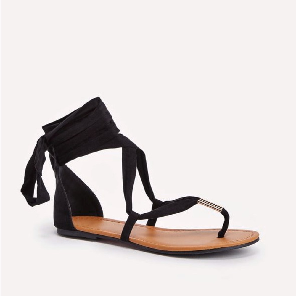 NEW JustFab Lilly Flat Sandals Size 8.5